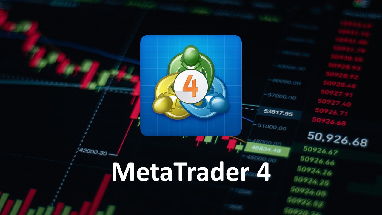 Trading on Metatrader 4 , logo and banner image